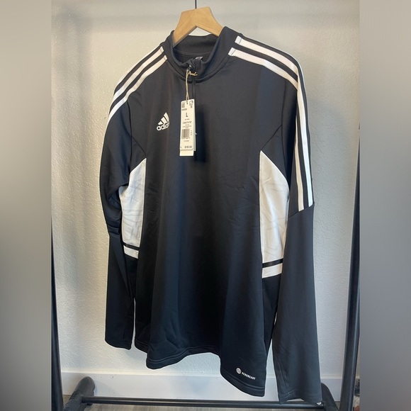 adidas Other - L Mens Black Adidas Soccer Half-Zip Athletic Top MSRP$65